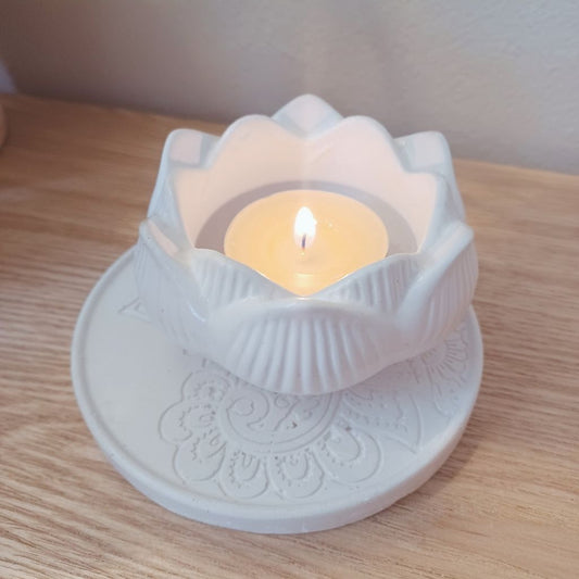 Portavelas Flor de Loto