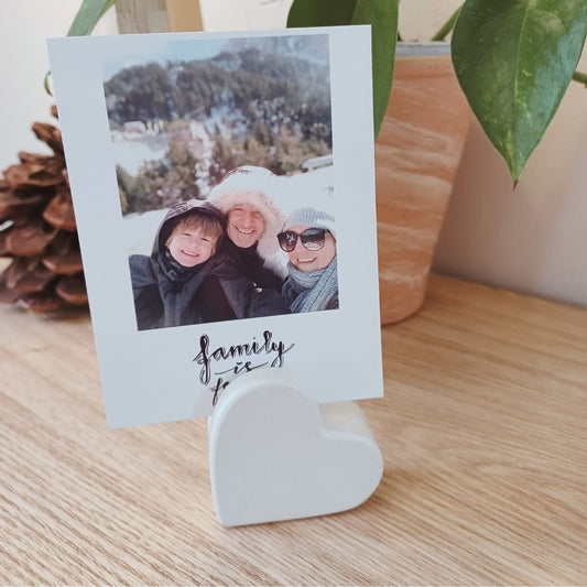 Porta Fotos con Corazón